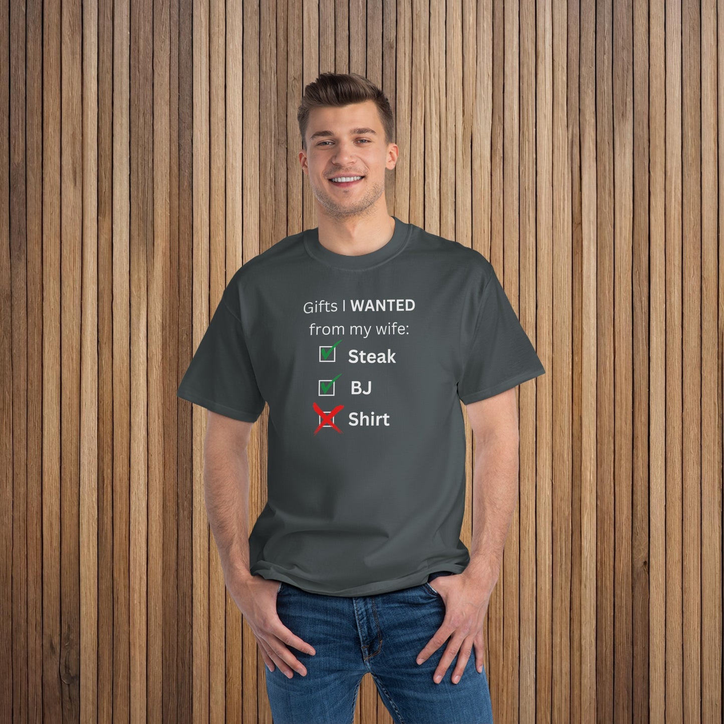 Gifts for Husband from Her Beefy-T® Short-Sleeve T-Shirt Dark