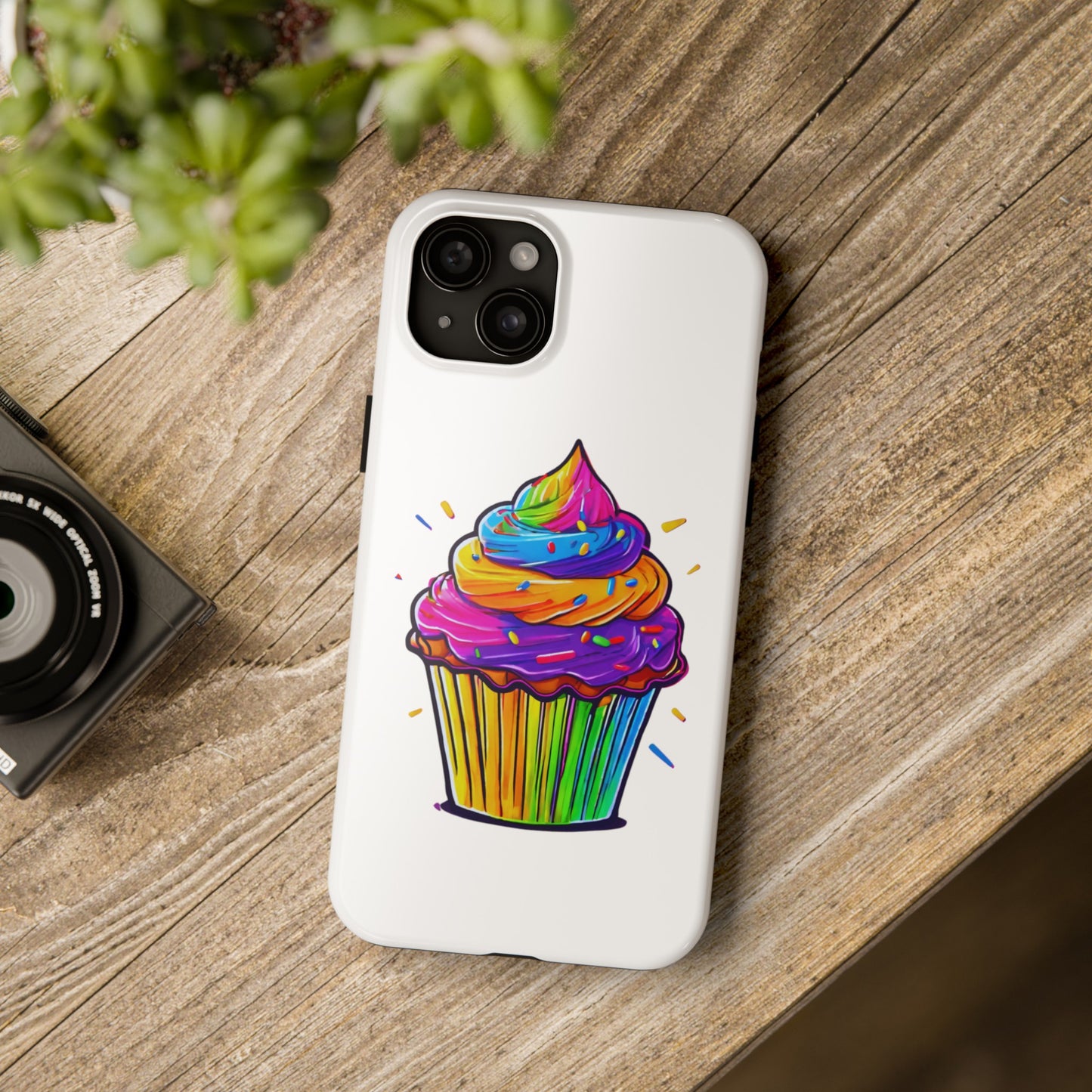 Neon Cupcake Tough Phone Cases