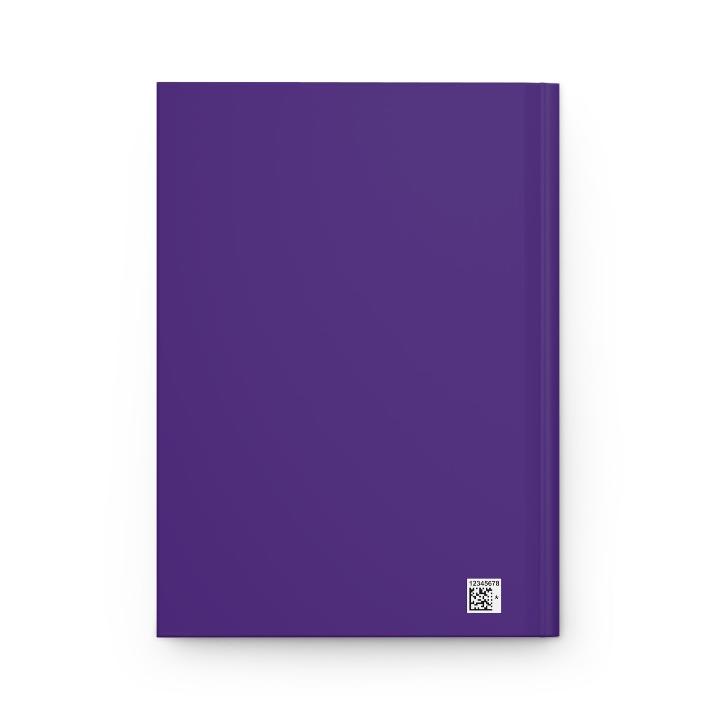 Neon Cupcake on Dark Purple Hardcover Journal Matte