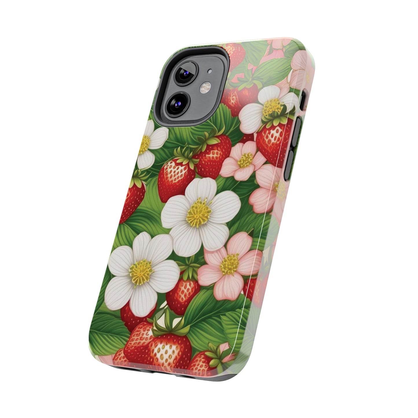 Tough Phone Cases in Strawberry Dreams Pattern