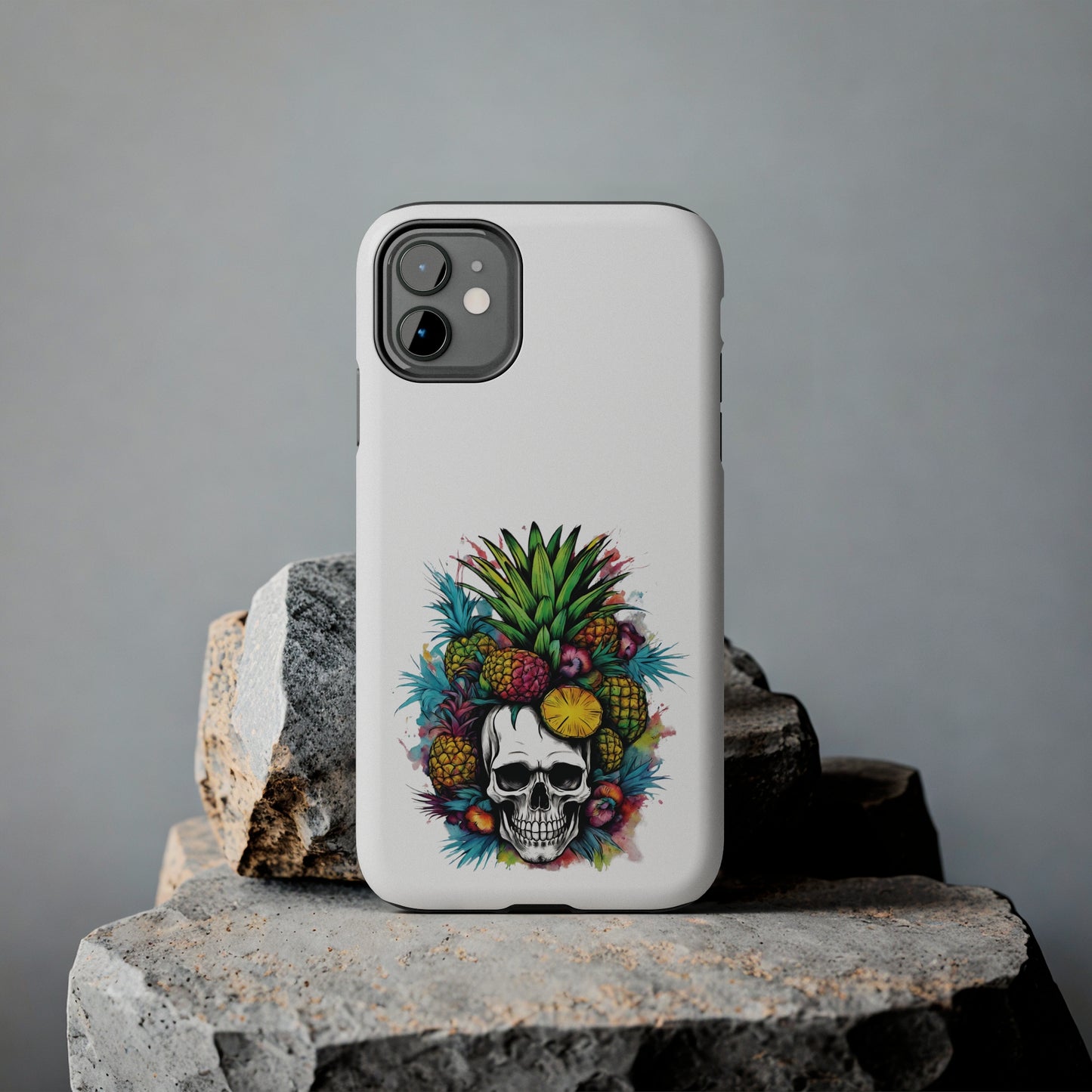 Colorful Mamba Skull Design Tough Phone Cases