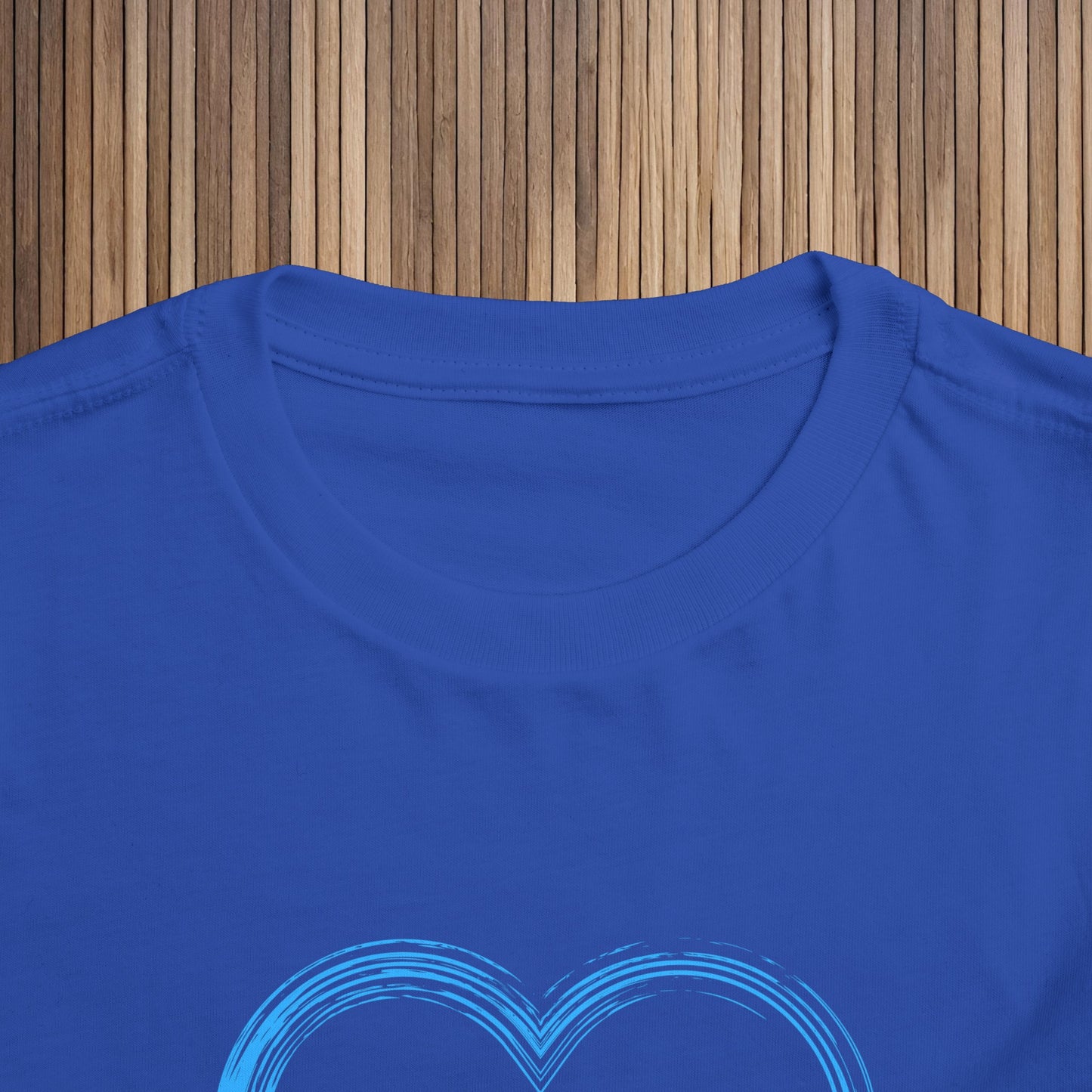 Blue "Mommy Loves Me" Toddler Short Sleeve Tee