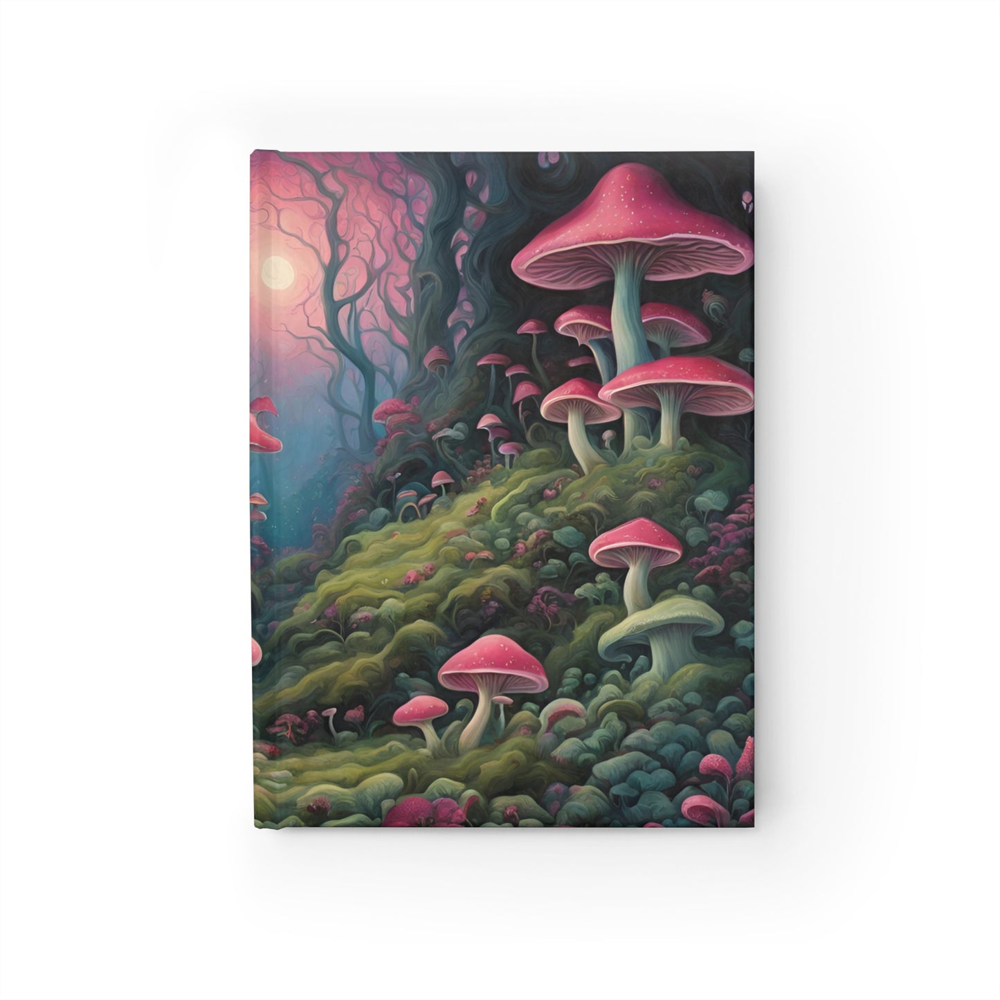 Mushrooms Sunset - Blank Doodle Book