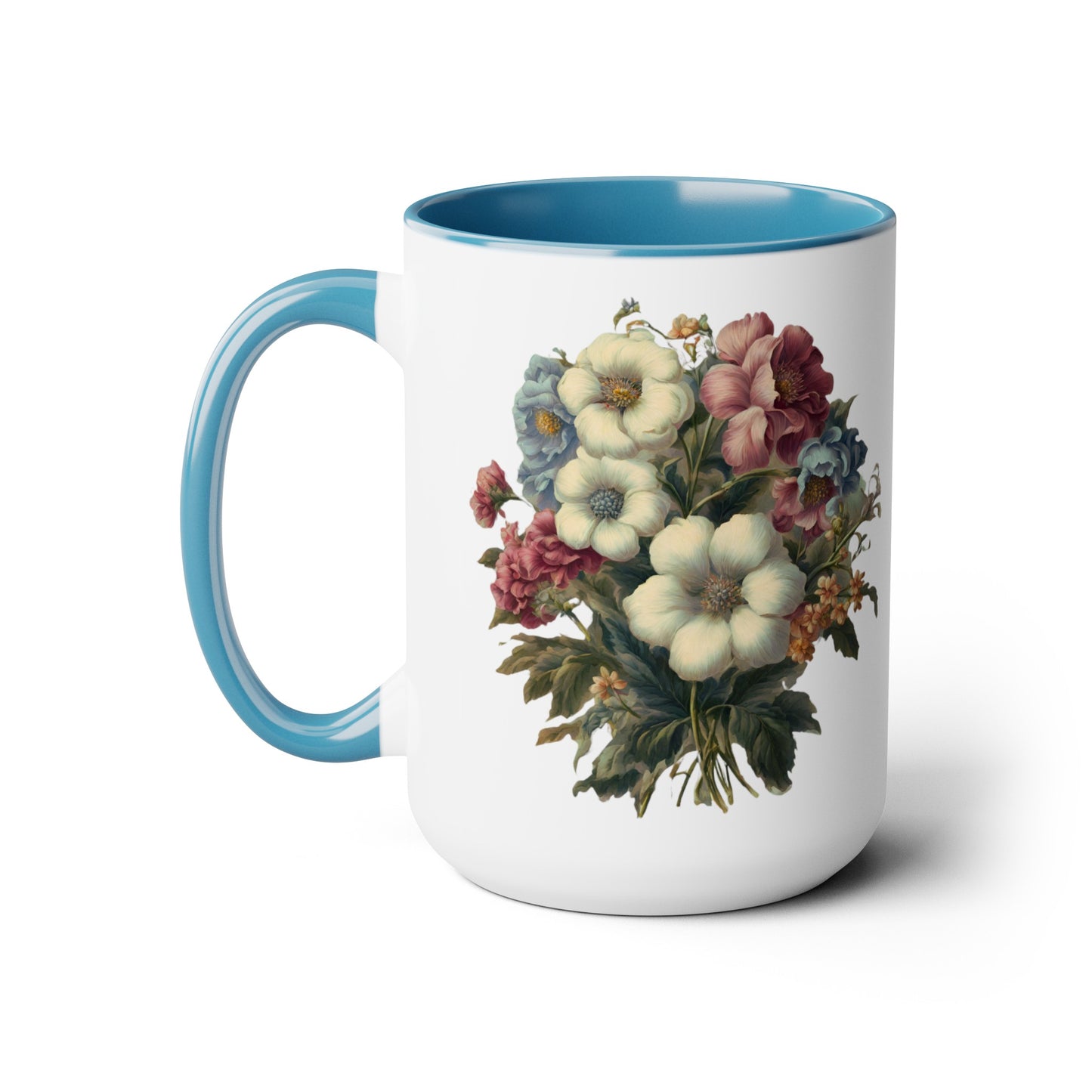 Mother's Love Two-Tone Coffee Mugs, 15oz