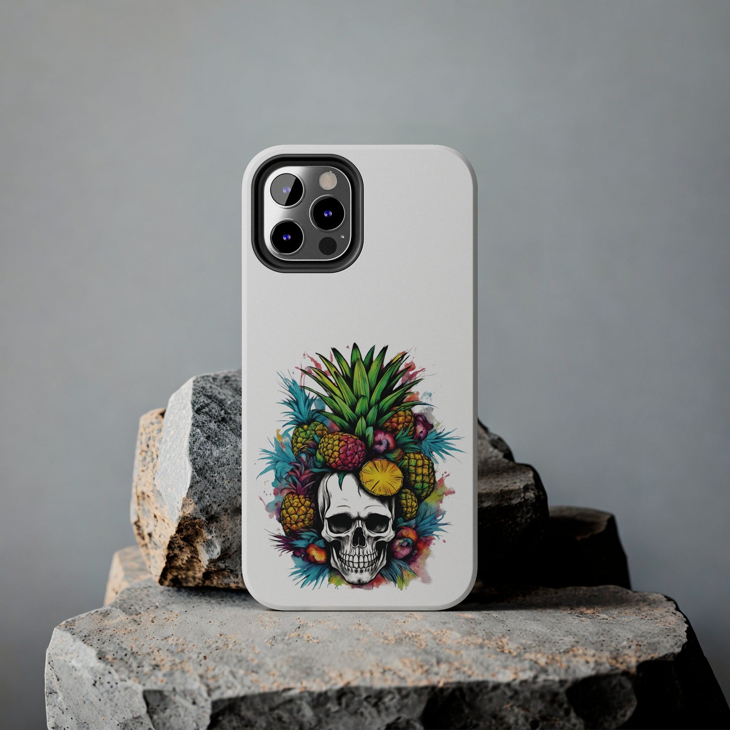 Colorful Mamba Skull Design Tough Phone Cases