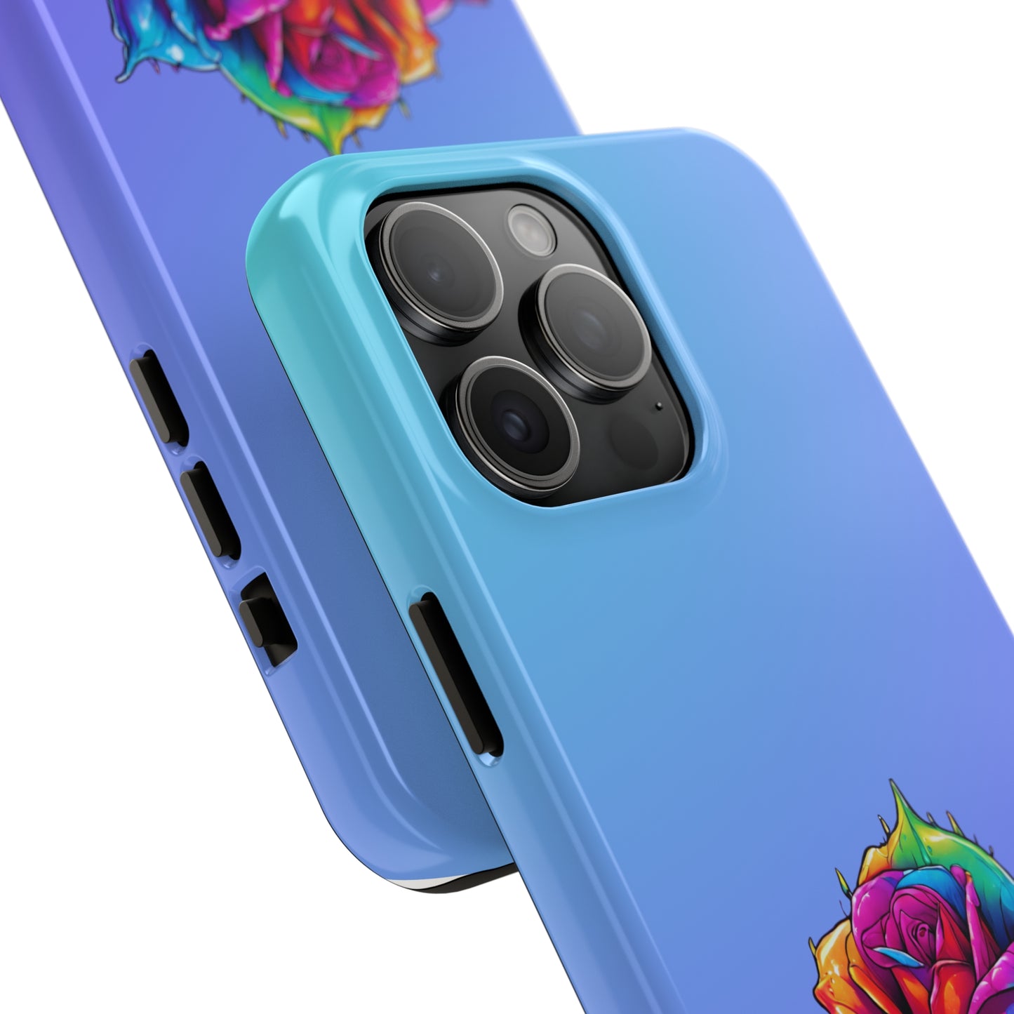 Rose Bleeding Colors Tough Phone Cases