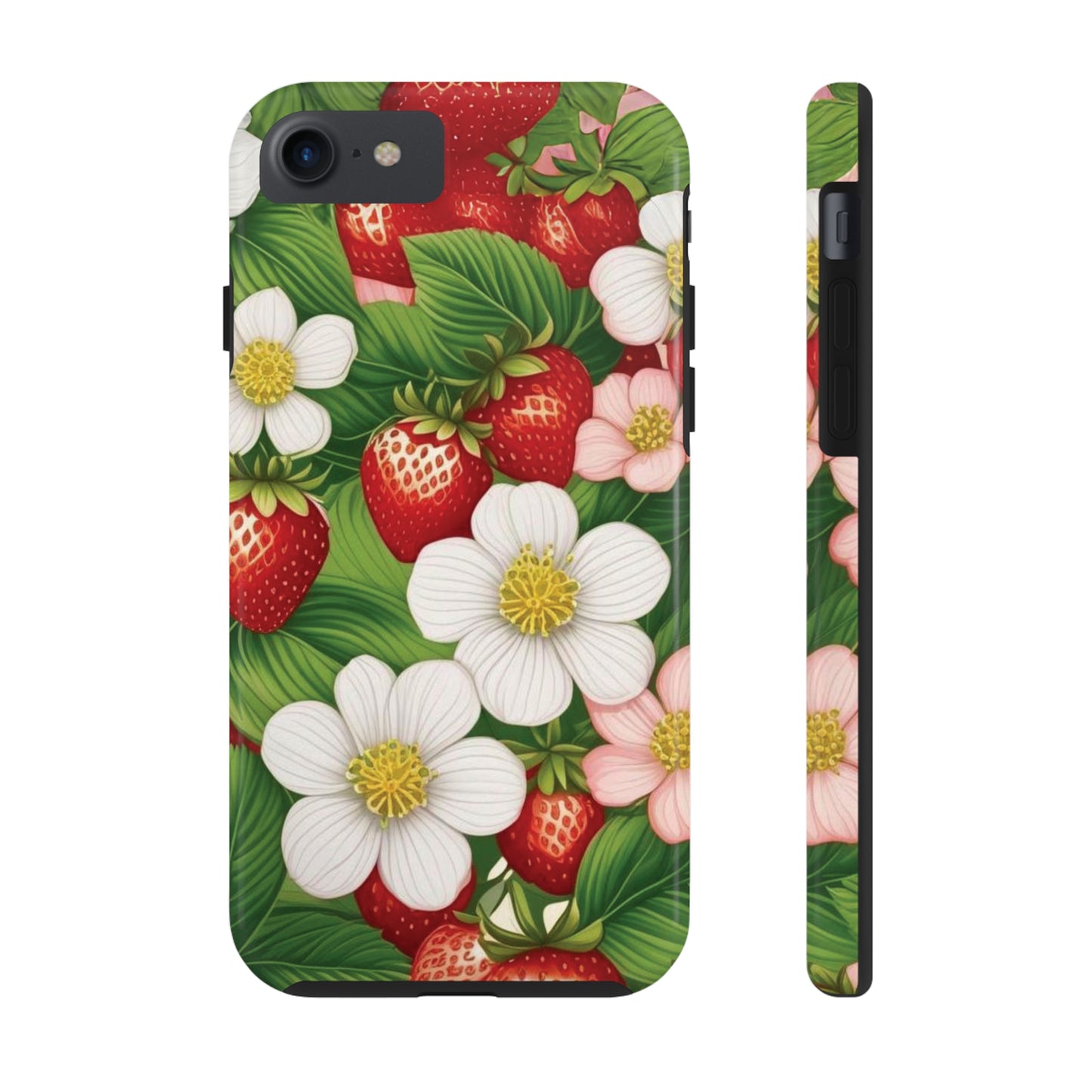 Tough Phone Cases in Strawberry Dreams Pattern