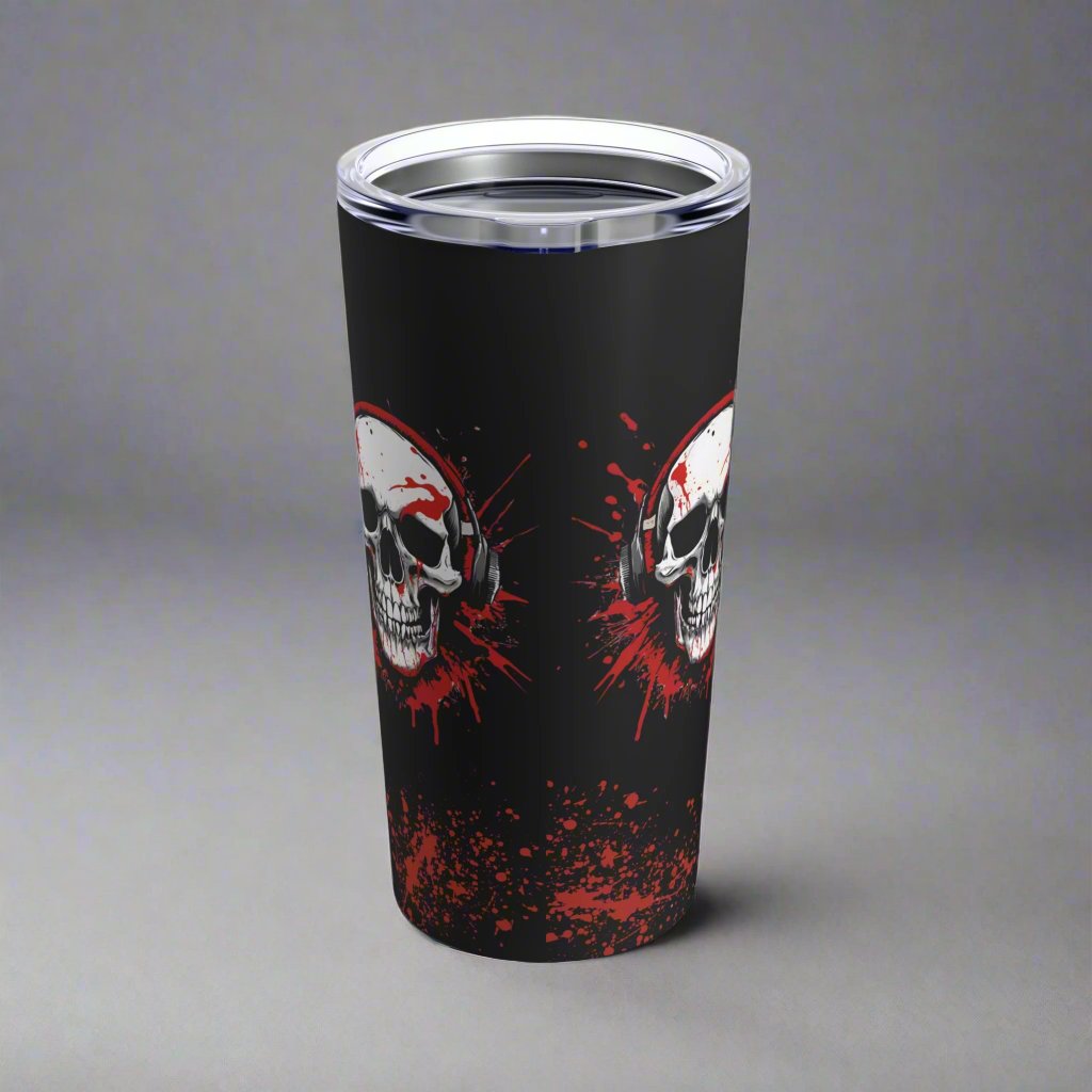 Rock N Roll Drip in Black Tumbler 20oz