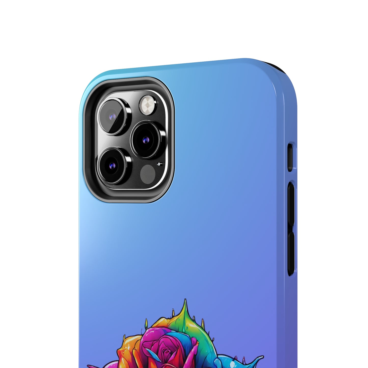 Rose Bleeding Colors Tough Phone Cases