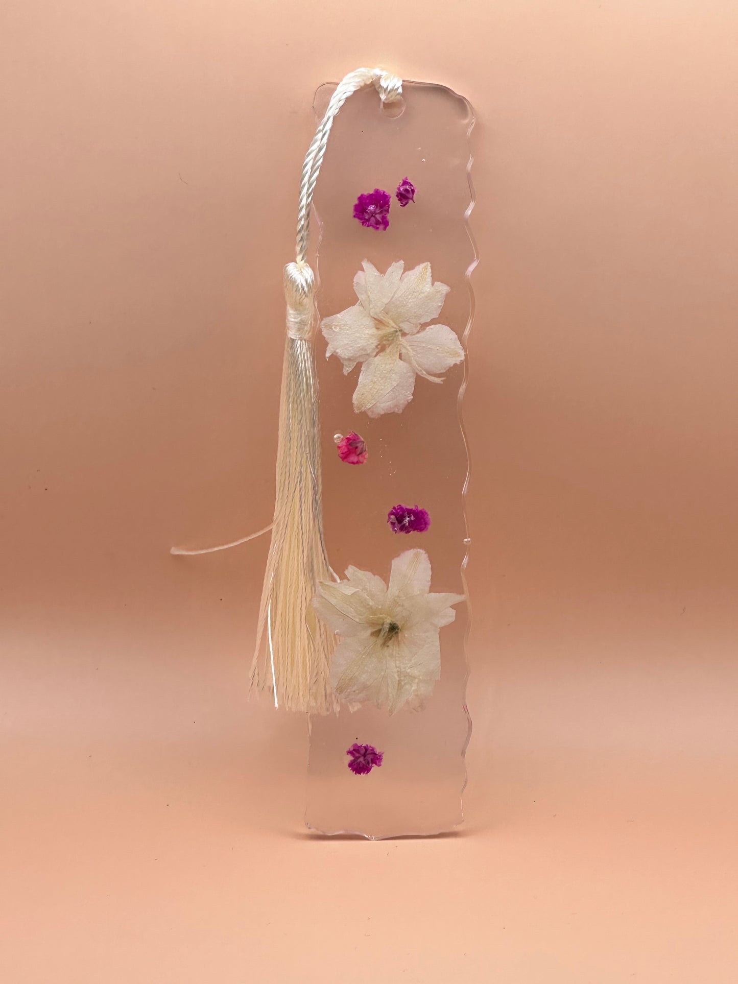 Bookmarks: Handmade Resin with Floral accents