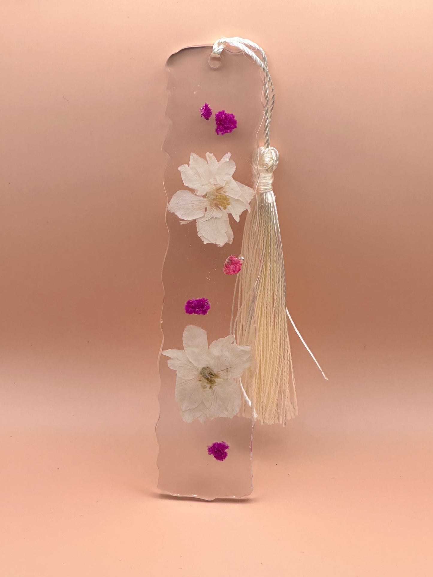 Bookmarks: Handmade Resin with Floral accents