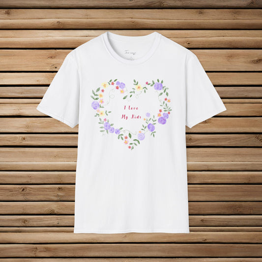 I Love My Kids Unisex Softstyle T-Shirt