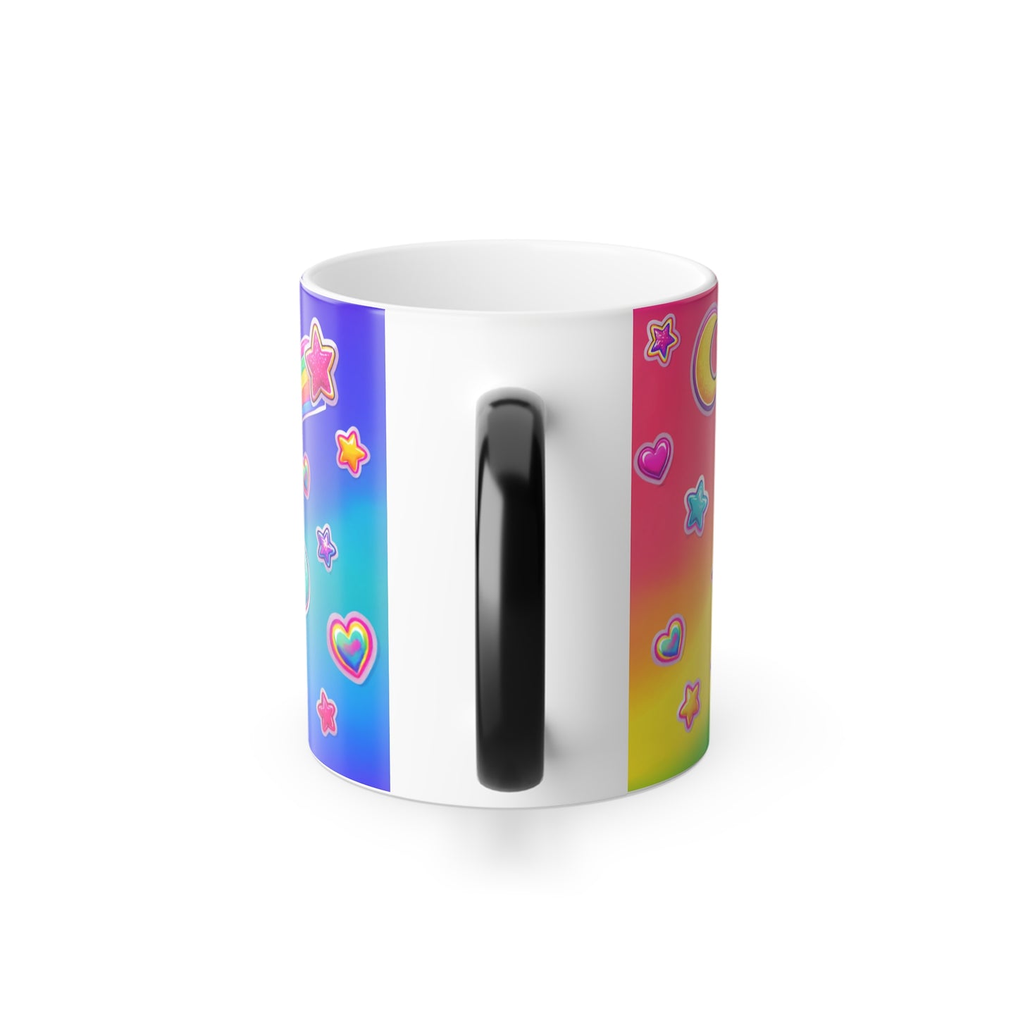 Color-Changing Mug — Cute Witch on Broomstick Magic (11 oz)