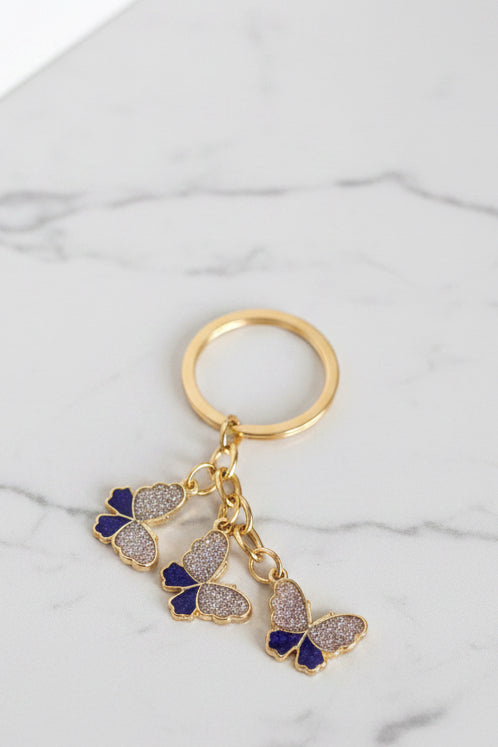 Sparkle Butterfly Keychains