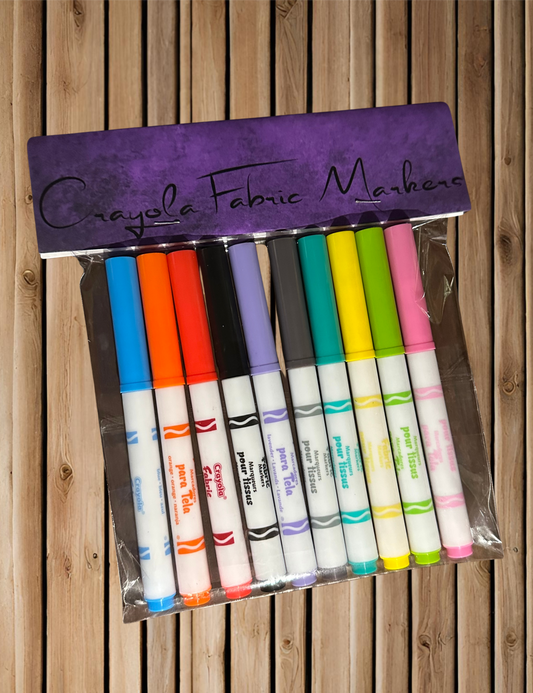 Crayola Fabric Markers (Set of 10)